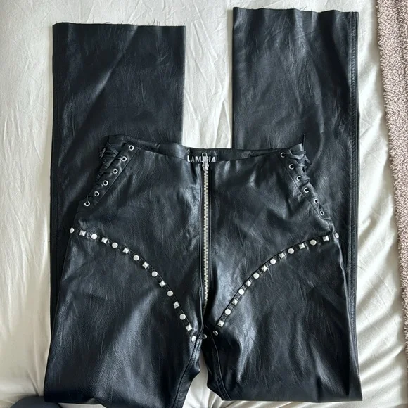 I AM GIA Luther leather pants, size XXS - Picture 2 of 5